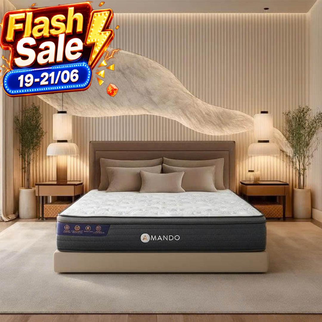 Nệm lò xo làm mát Amando Elite Grand dày 28cm
