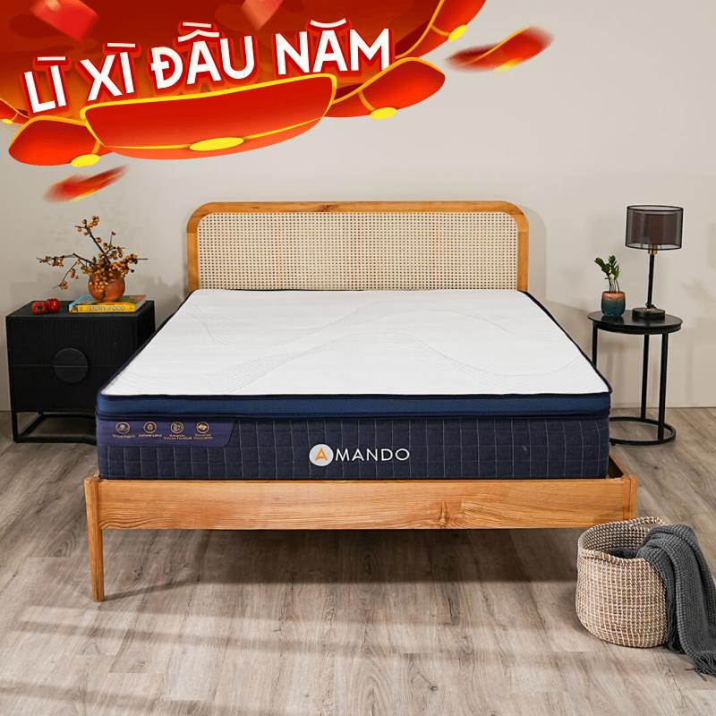 Nệm lò xo Amando Innovation 7 vùng linh hoạt dày 30cm