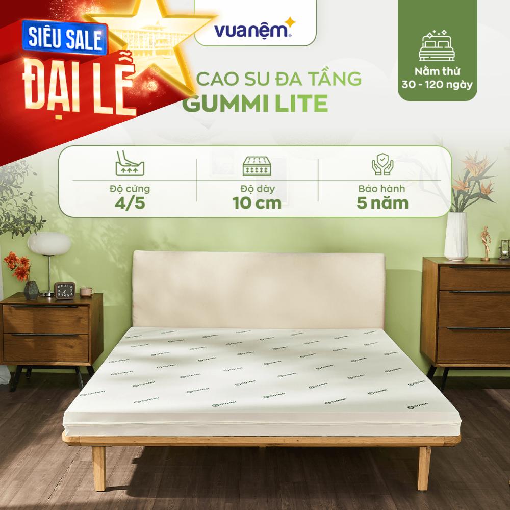 Nệm cao su đa tầng Gummi Lite giá tốt dày 10cm