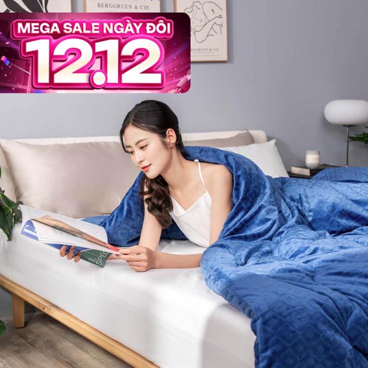 Chăn đông lông thỏ mềm mịn giữ ấm Amando Warm