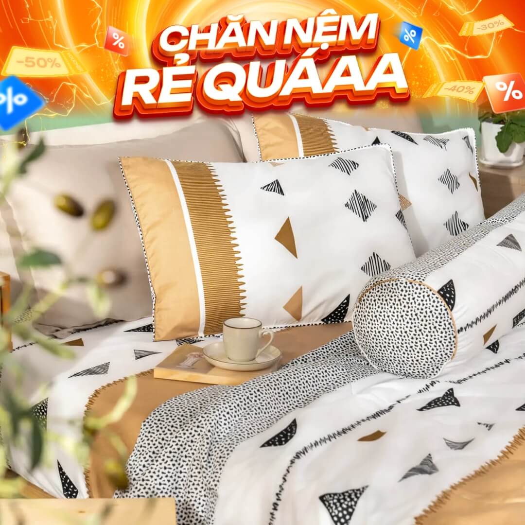 Bộ Ga chun microfiber Amando Ellie họa tiết 4 chi tiết