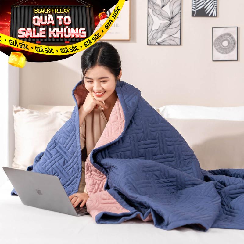 Chăn bốn mùa micro satin Goodnight Mori