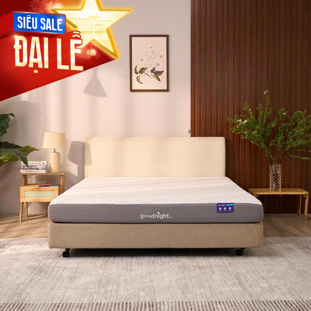 Nệm foam Goodnight Massage 2.0 (Hachi) giảm áp lực dày 15cm