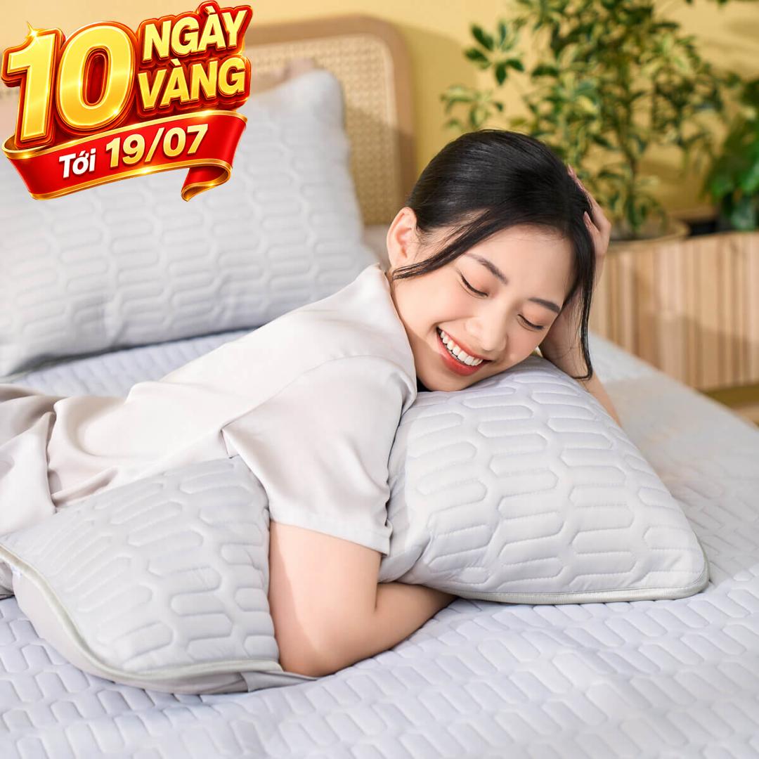 Chiếu điều hòa cao su Doona Aqua làm mát