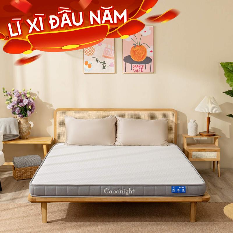 Nệm cao su đa tầng Goodnight Rena vững chắc, thông thoáng dày 10cm