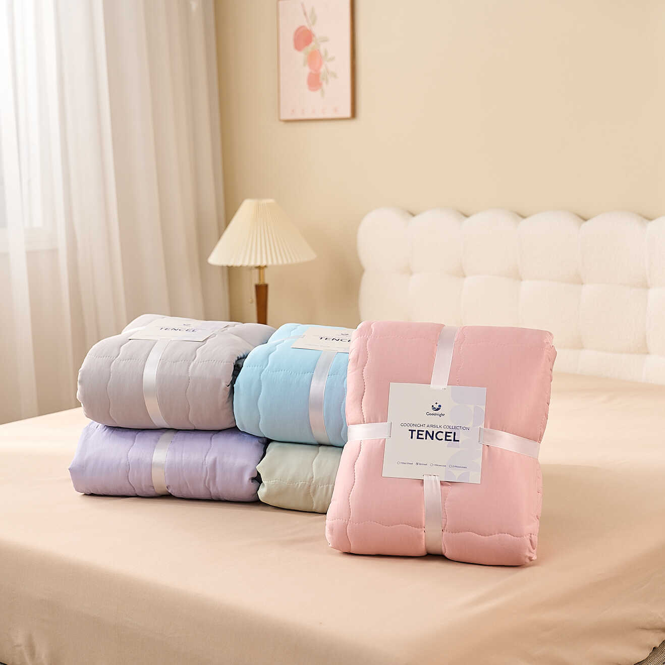 Bộ ga chun tencel cao cấp Goodnight Airsilk (chỉ bán Online)