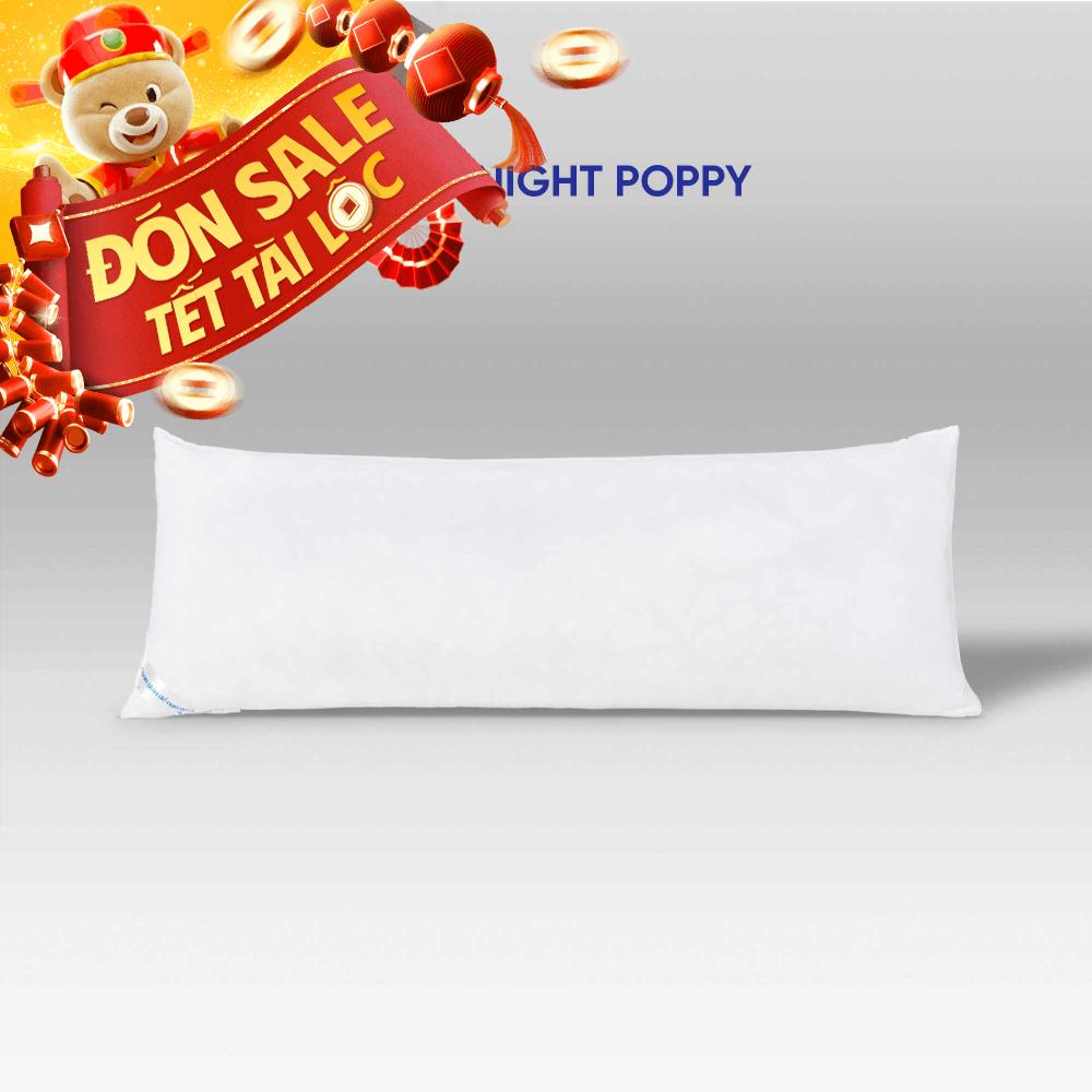 Gối ôm êm ái hiện đại Goodnight Poppy chuẩn công thái học, phù hợp với cơ thể người Việt (BST Ngủ Mát)