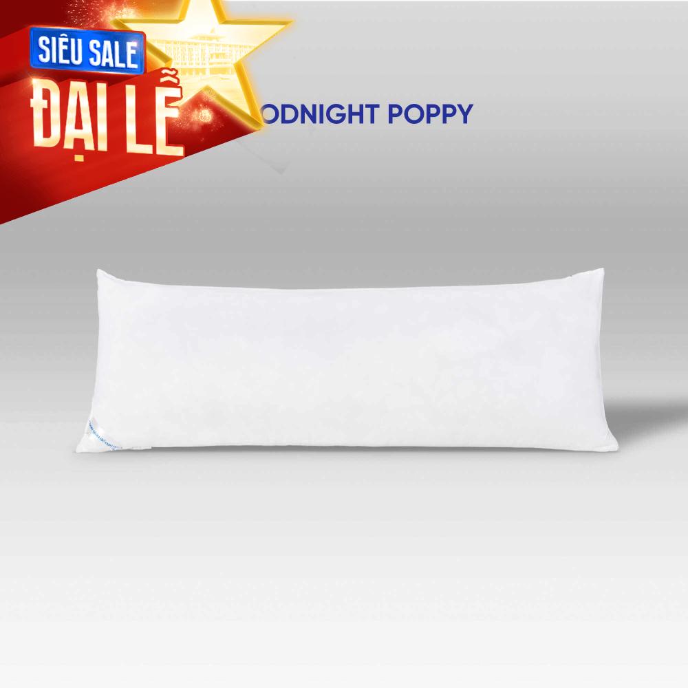 Gối ôm êm ái hiện đại Goodnight Poppy chuẩn công thái học, phù hợp với cơ thể người Việt (BST Ngủ Mát)