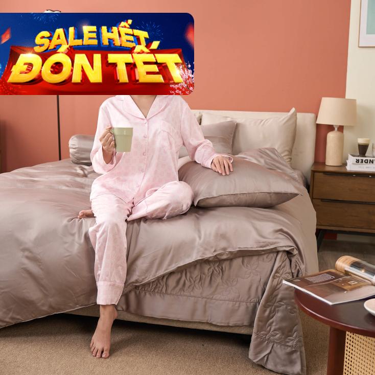 Bộ Ga chun chần Amando Wellness Tencel Luxe