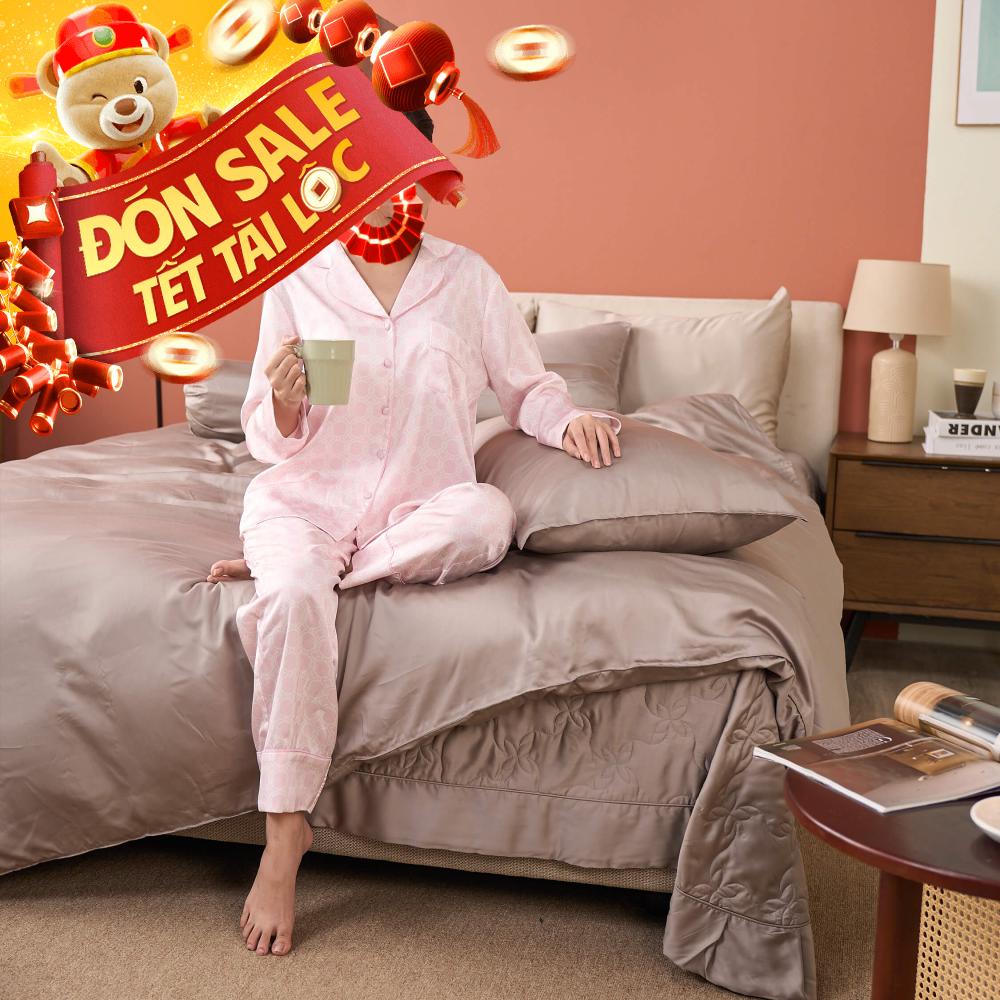 Bộ Ga chun chần Amando Wellness Tencel Luxe