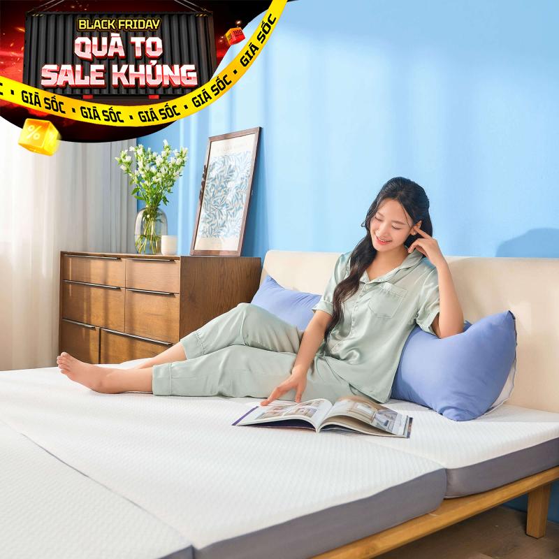 Nệm foam iComfy Fold 3.0 gấp 3 dày 10cm