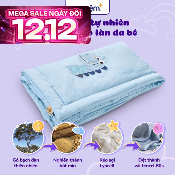 Chăn trẻ em Goodnight Deepsleep Khủng long TC001