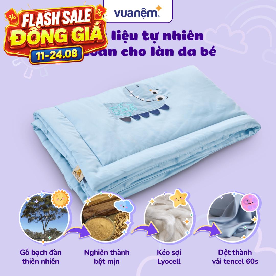 Chăn trẻ em Goodnight Deepsleep Khủng long TC001