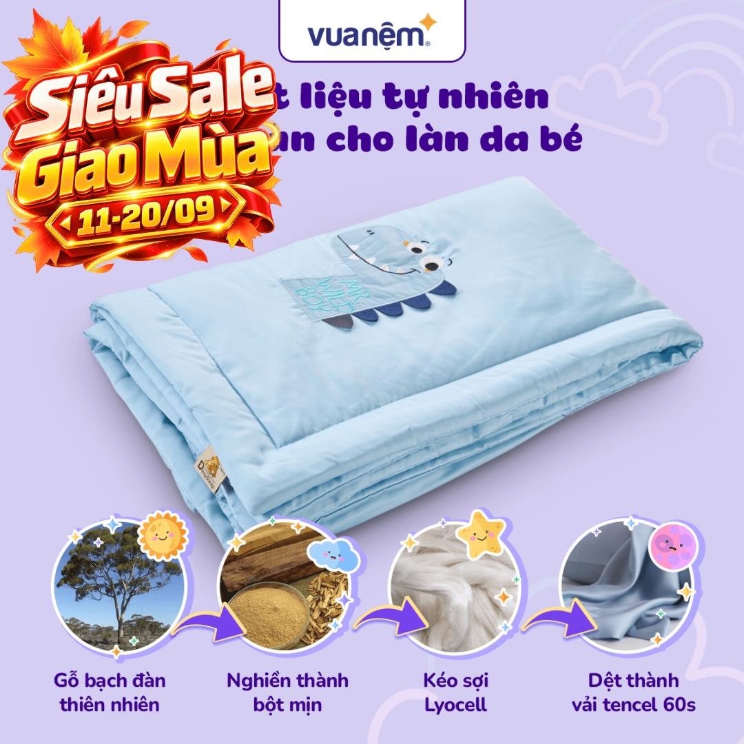 Chăn trẻ em Goodnight Deepsleep Khủng long TC001