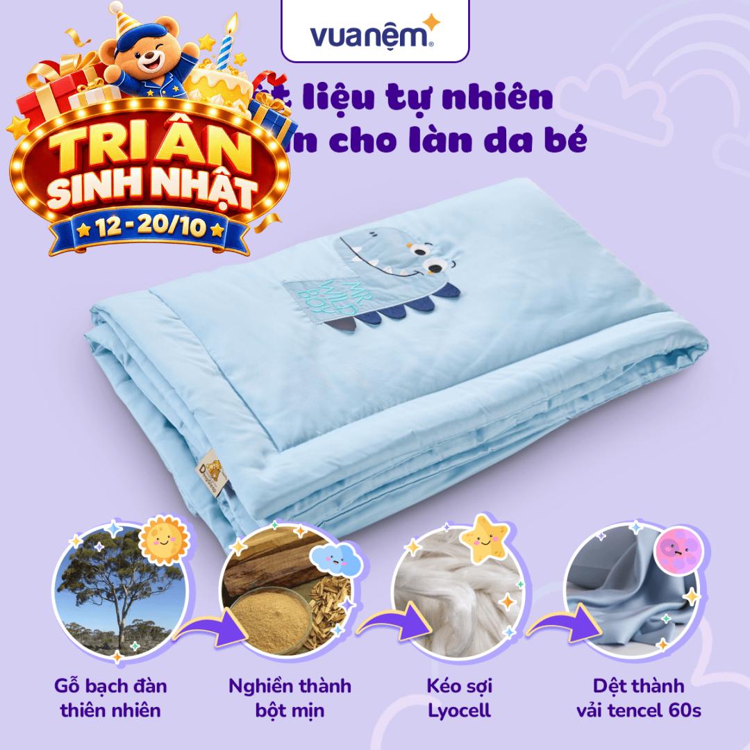 Chăn trẻ em Goodnight Deepsleep Khủng long TC001
