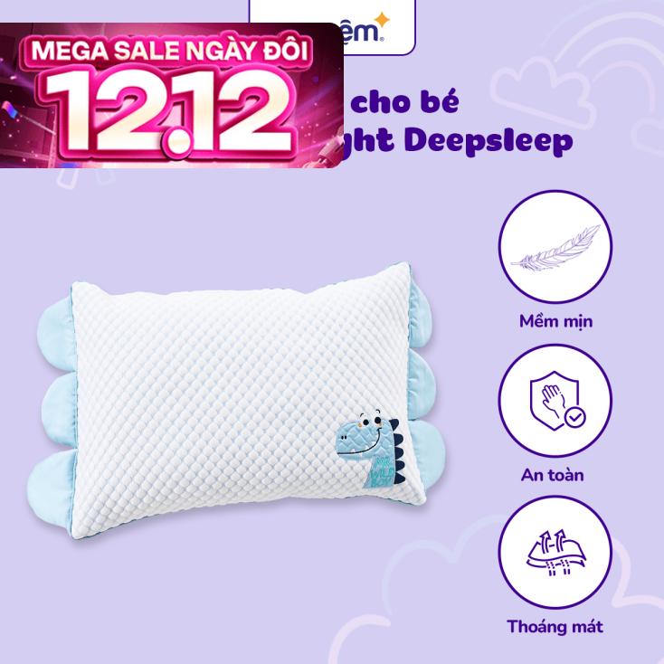 Gối bông trẻ em Goodnight Deepsleep Khủng Long TC001