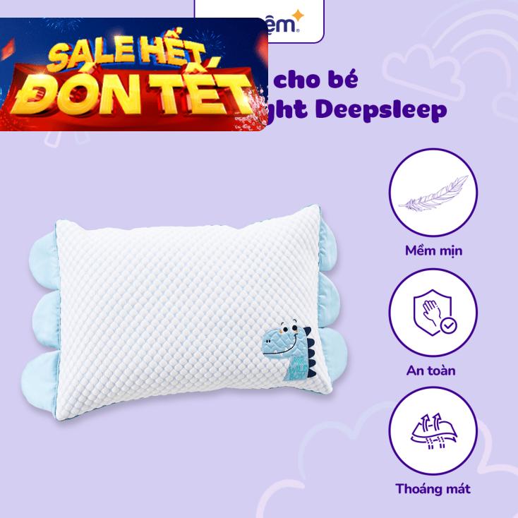 Gối bông trẻ em Goodnight Deepsleep Khủng Long TC001