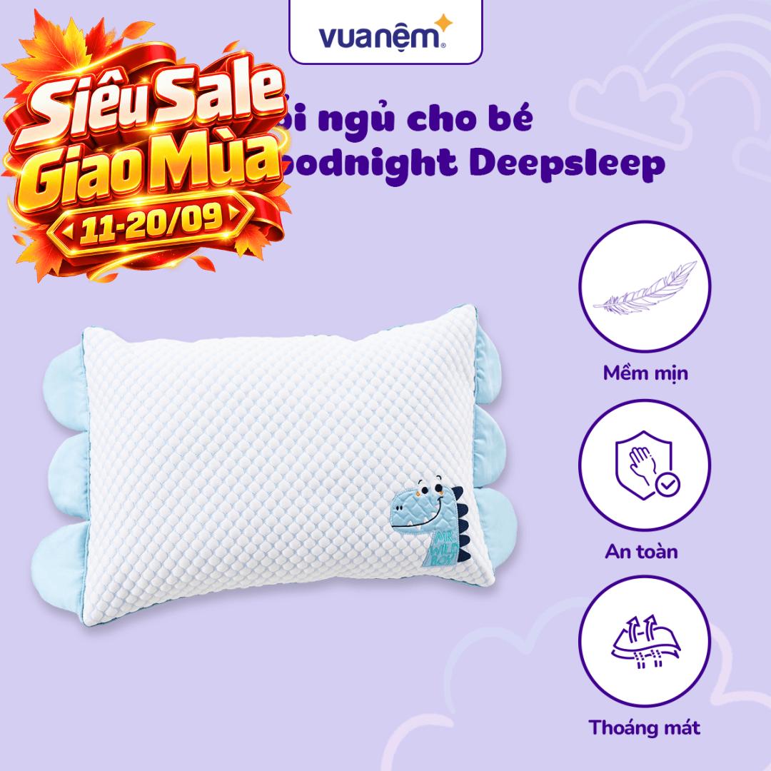 Gối bông trẻ em Goodnight Deepsleep Khủng Long TC001