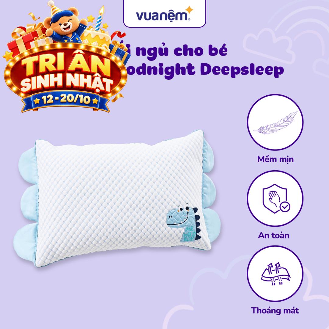 Gối bông trẻ em Goodnight Deepsleep Khủng Long TC001