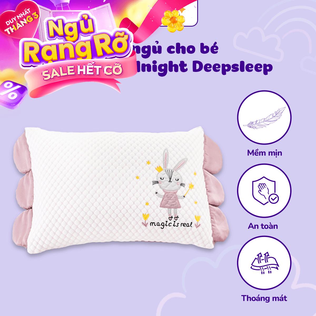Gối bông trẻ em Goodnight Deepsleep Thỏ TC002
