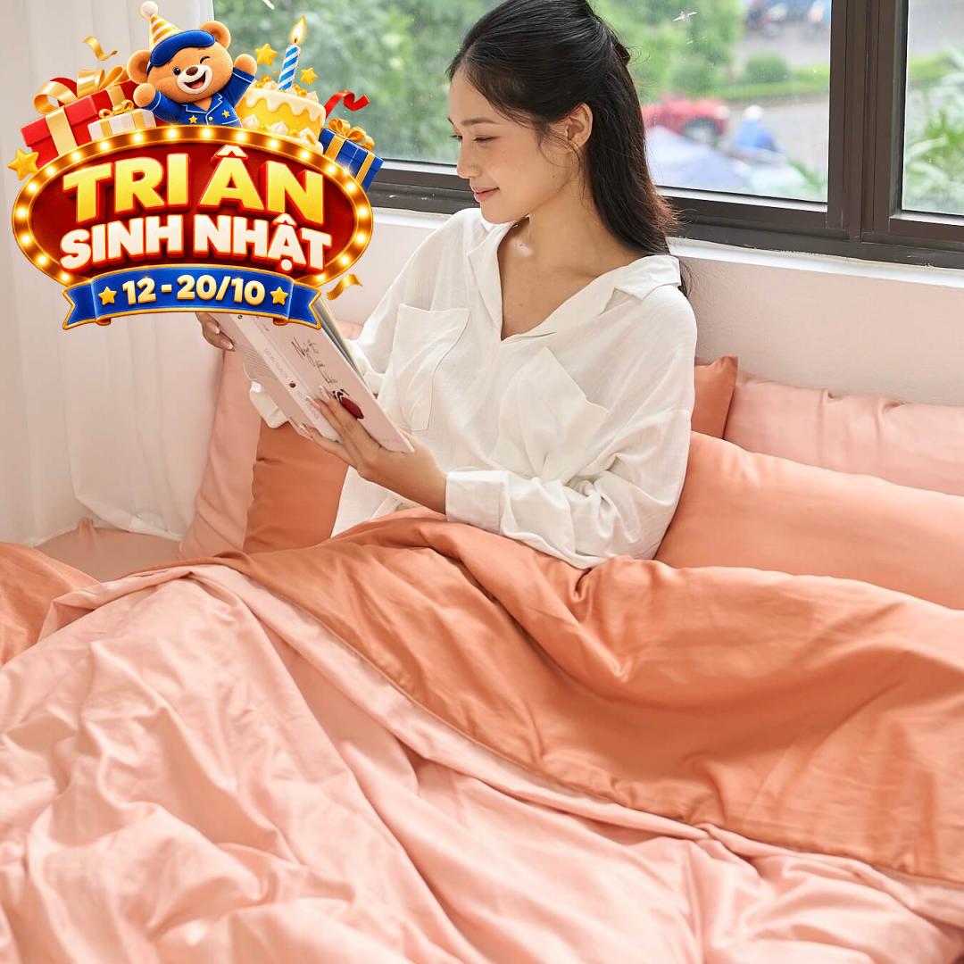 Vỏ chăn lụa chần bông Goodnight Airsilk