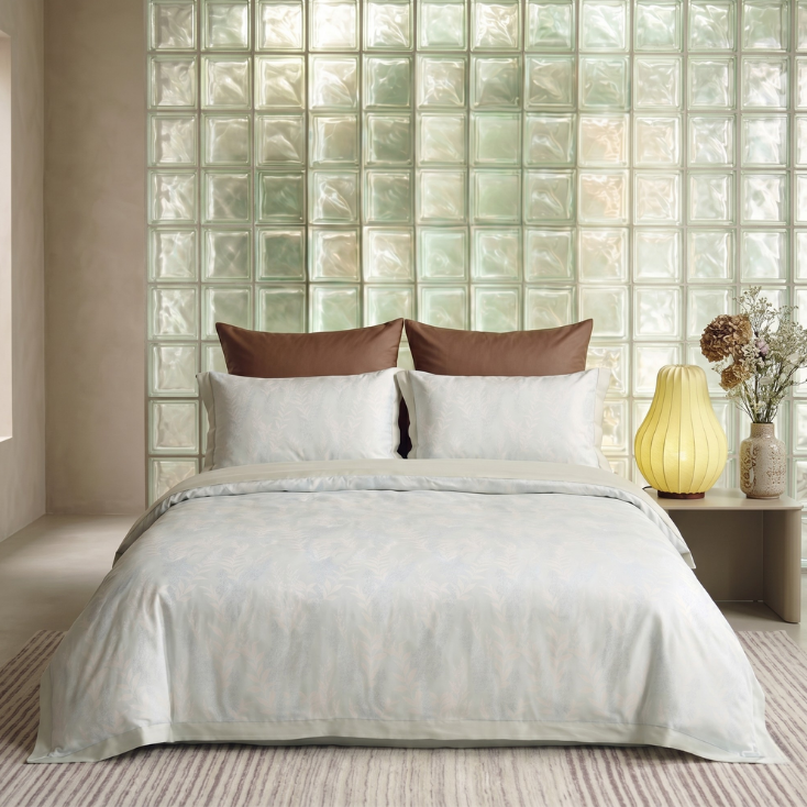 Vỏ chăn chần Tencel 60S họa tiết tinh tế - Amando Wellness Tencel Luxe