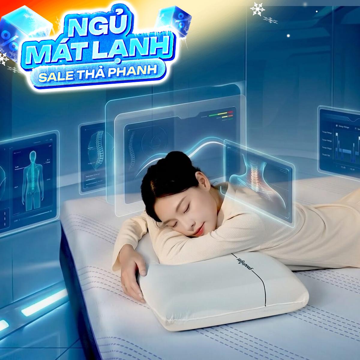 Gối ngủ sâu Memory foam 40D Goodnight Astro lõi kép