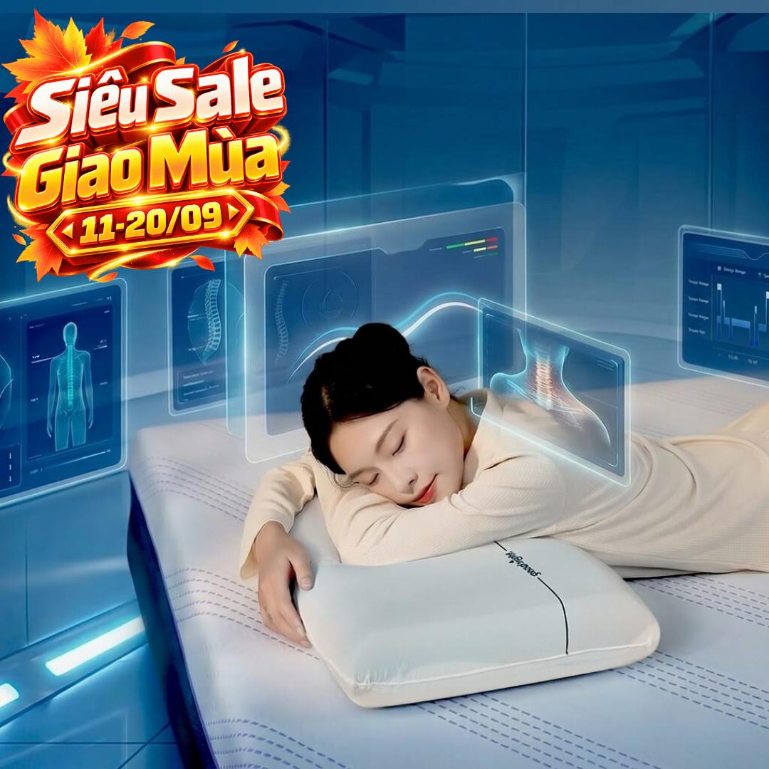 Gối ngủ sâu Memory foam 40D Goodnight Astro lõi kép