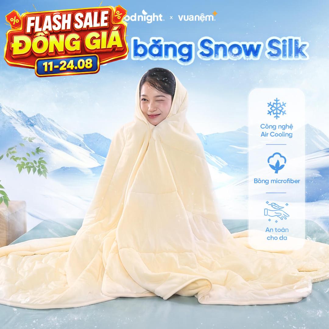 Chăn lụa băng Goodnight Snow Silk