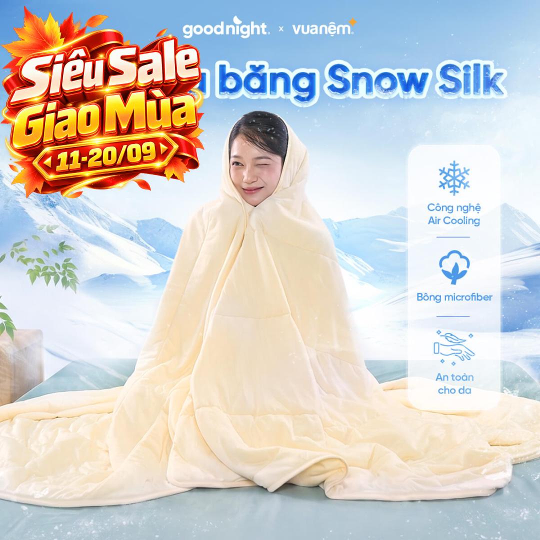 Chăn lụa băng Goodnight Snow Silk