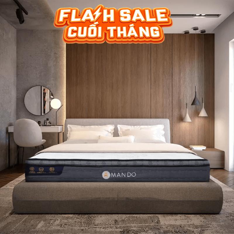 Nệm lò xo túi độc lập Amando Elite Plus giảm tiếng ồn dày 25cm - Thumbnail