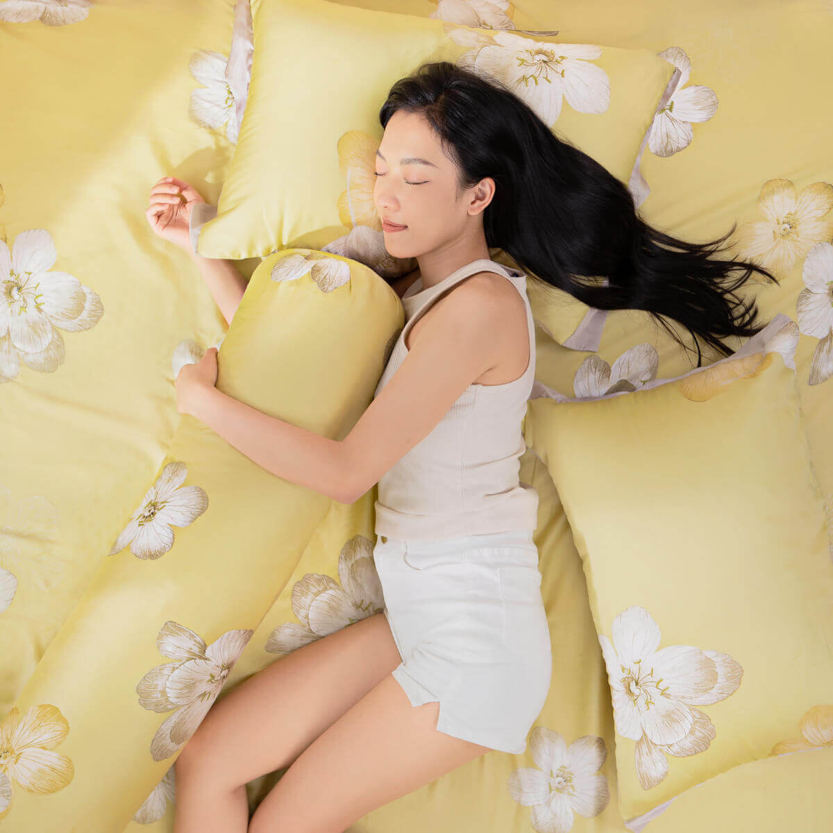 Bộ ga chun Lụa tencel cao cấp Amando Bliss 4 chi tiết mã TC002 - Thumbnail