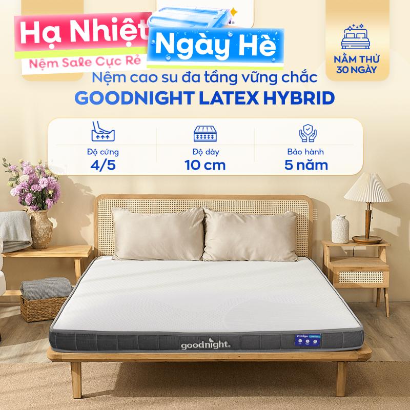 Nệm cao su đa tầng Goodnight Rena vững chắc, thông thoáng dày 10cm - Thumbnail