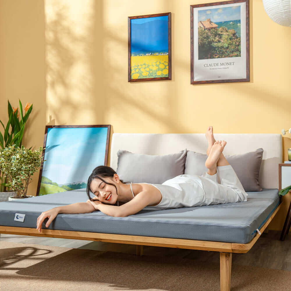 Nệm foam Nhật Goodnight Osaka massage lượn sóng dày 9cm - Thumbnail