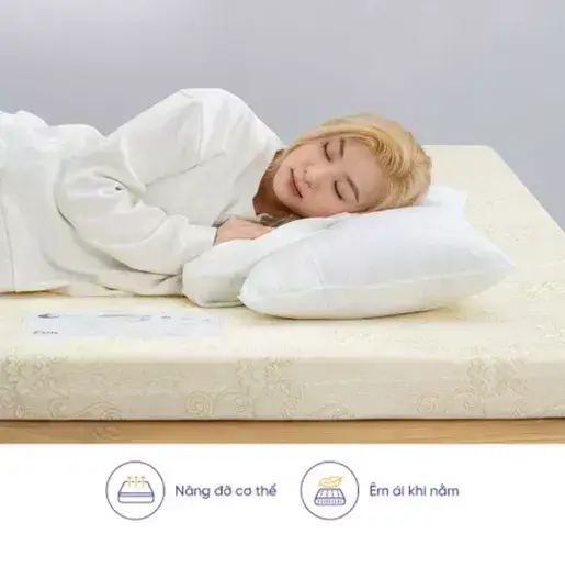 Nệm foam Goodnight Eva gấp 3 nâng đỡ dày 10cm - Thumbnail