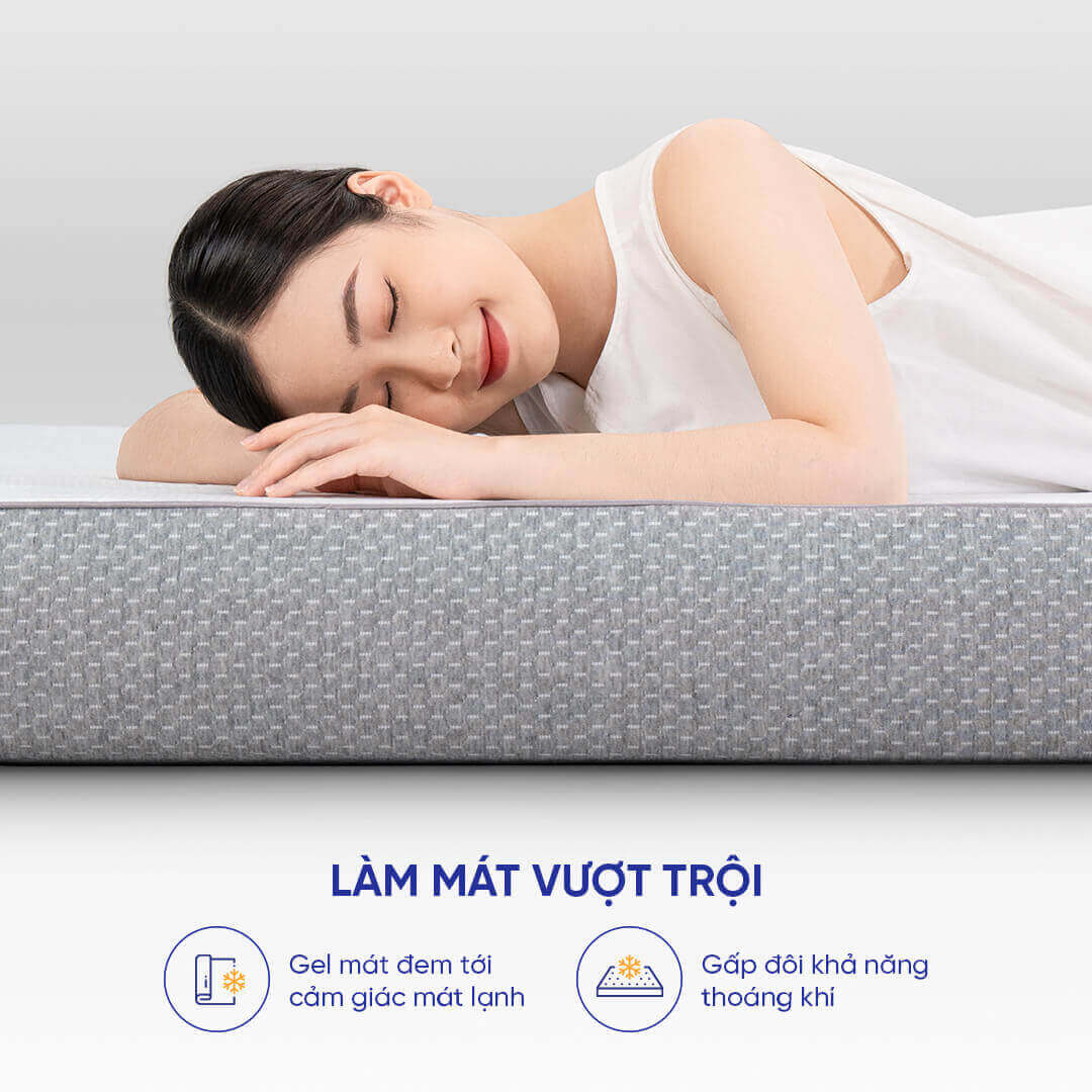 Nệm foam Comfy Cloud 2.0 siêu đàn hồi dày 15cm - Thumbnail