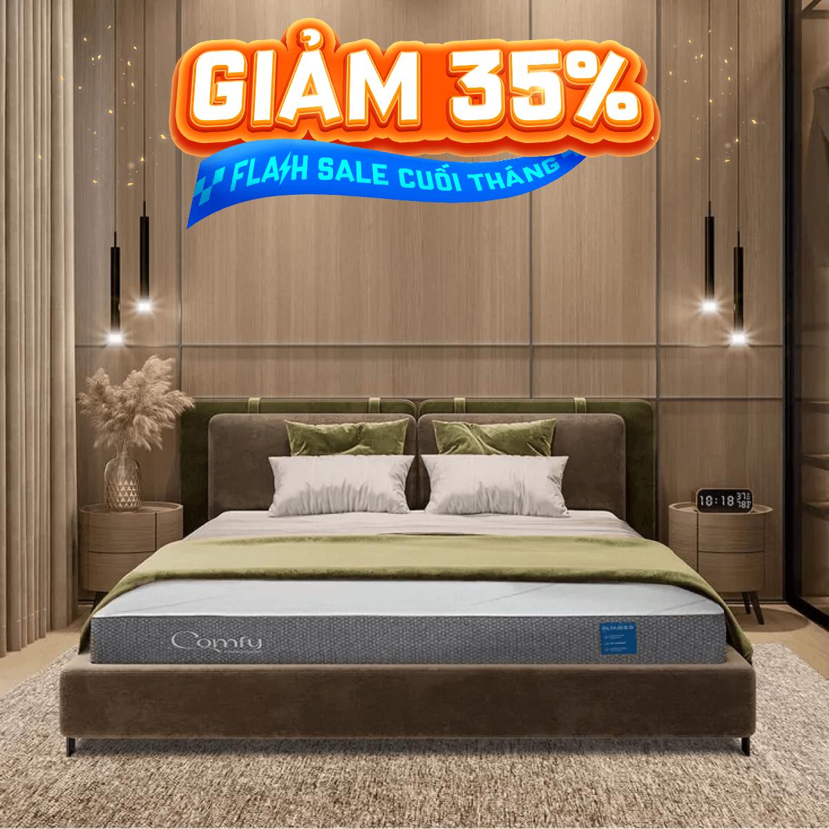 Nệm foam Comfy Cloud 2.0 siêu đàn hồi dày 15cm - Thumbnail