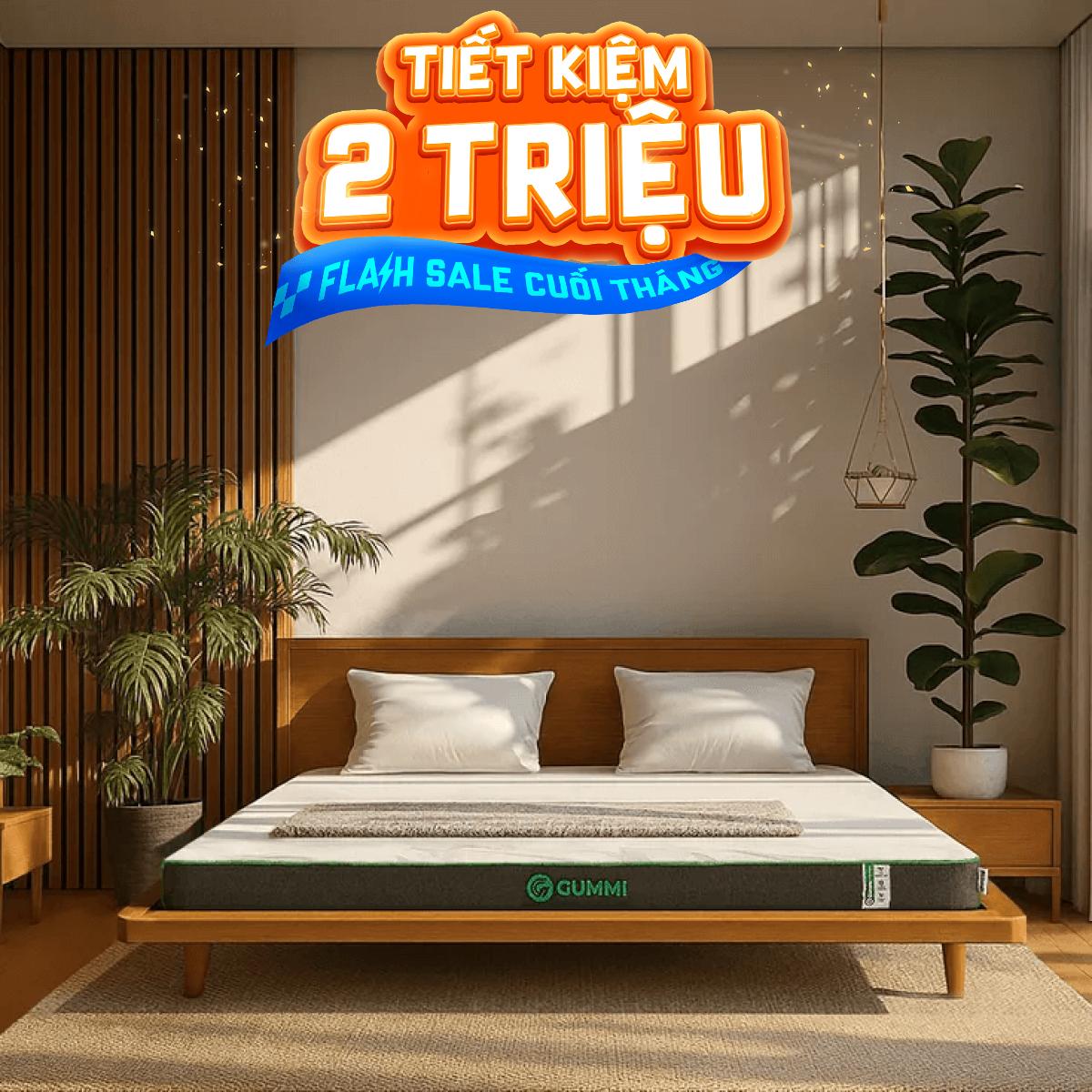 Nệm cao su thiên nhiên Gummi Premium detox giấc ngủ dày 10cm - Thumbnail