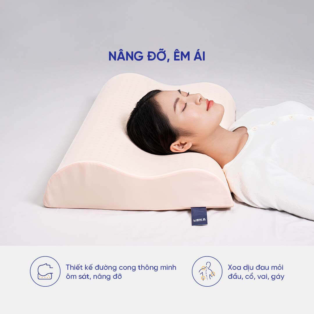 Gối Cao Su Liên Á Contour - Thumbnail