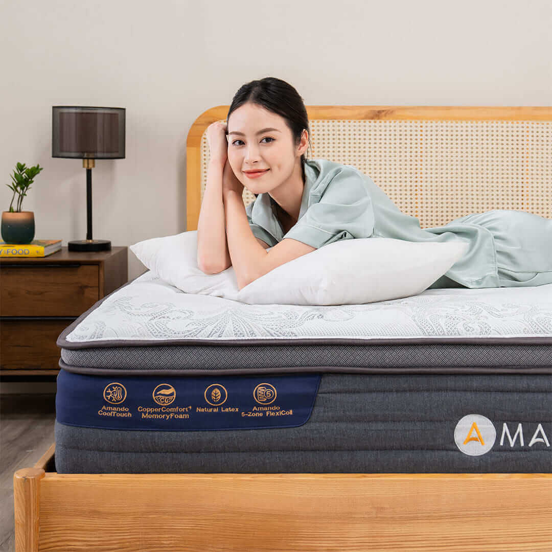 Nệm lò xo làm mát Amando Elite Grand dày 28cm - Thumbnail