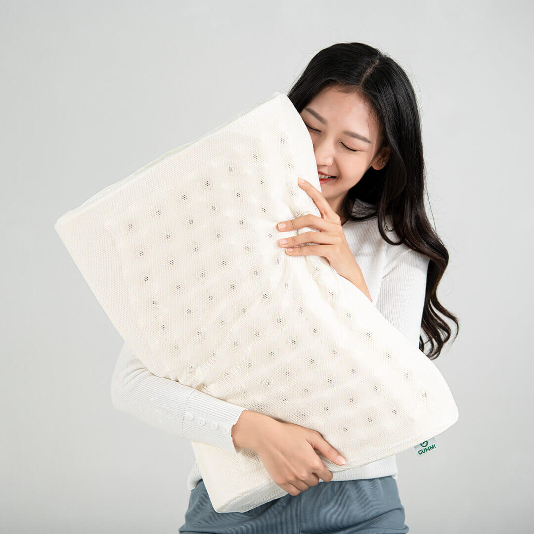 Gối cao su Gummi Oren 100% thiên nhiên massage cổ vai gáy - Thumbnail