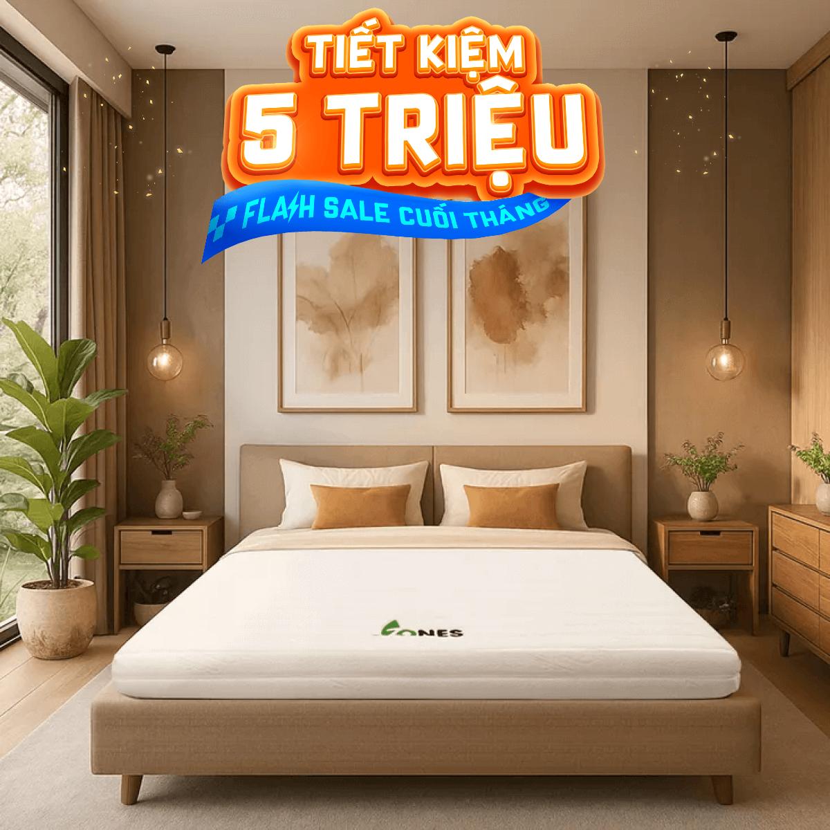 Nệm cao su Gummi 7zones nhập khẩu dày 12cm - Thumbnail
