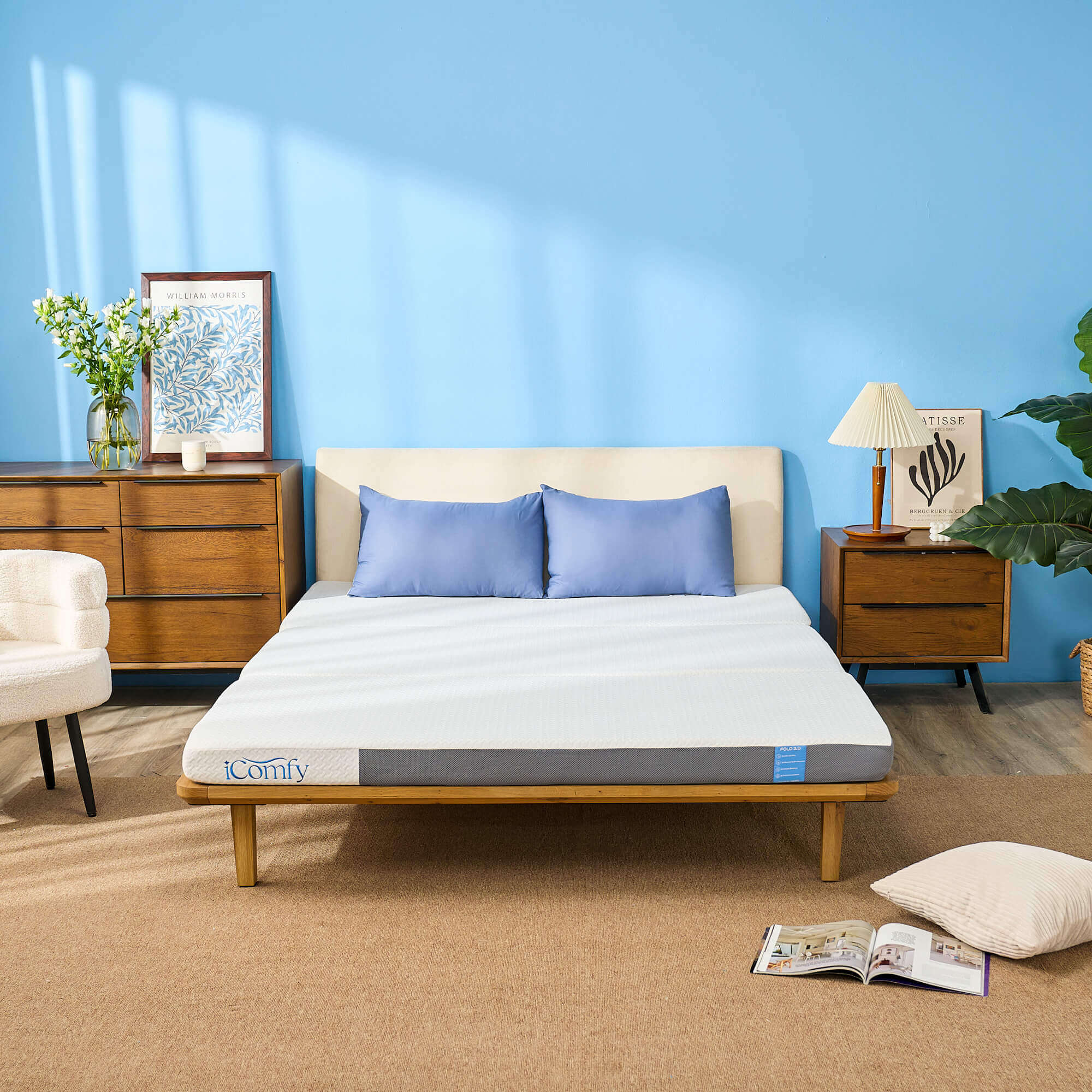 Nệm Foam iComfy Fold 3.0 gấp 3 dày 10cm - Thumbnail