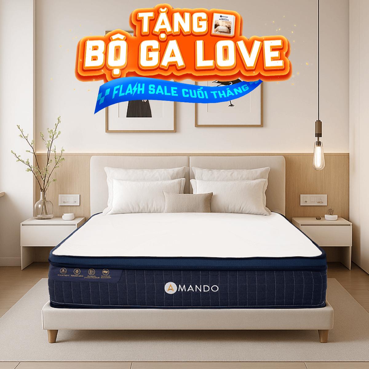 Nệm lò xo Amando Innovation 7 vùng linh hoạt dày 30cm - Thumbnail